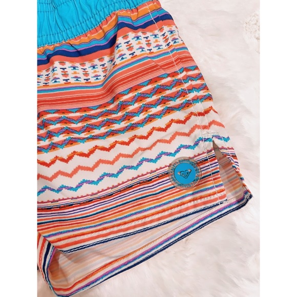 GUC Teenie Wahinie Roxy Swim Board Shorts Girls Size 2T-3T No Stains No Sz Tag - Picture 3 of 5